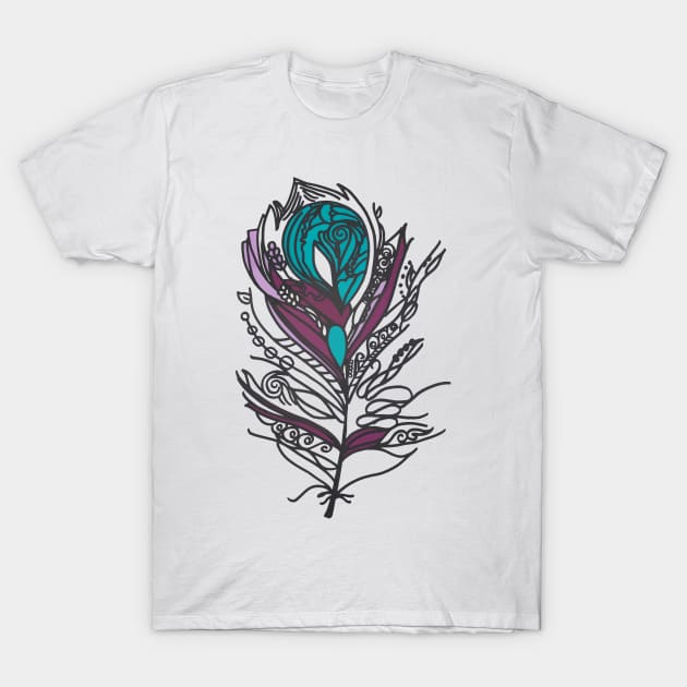 Feather T-Shirt by wildmagnolia